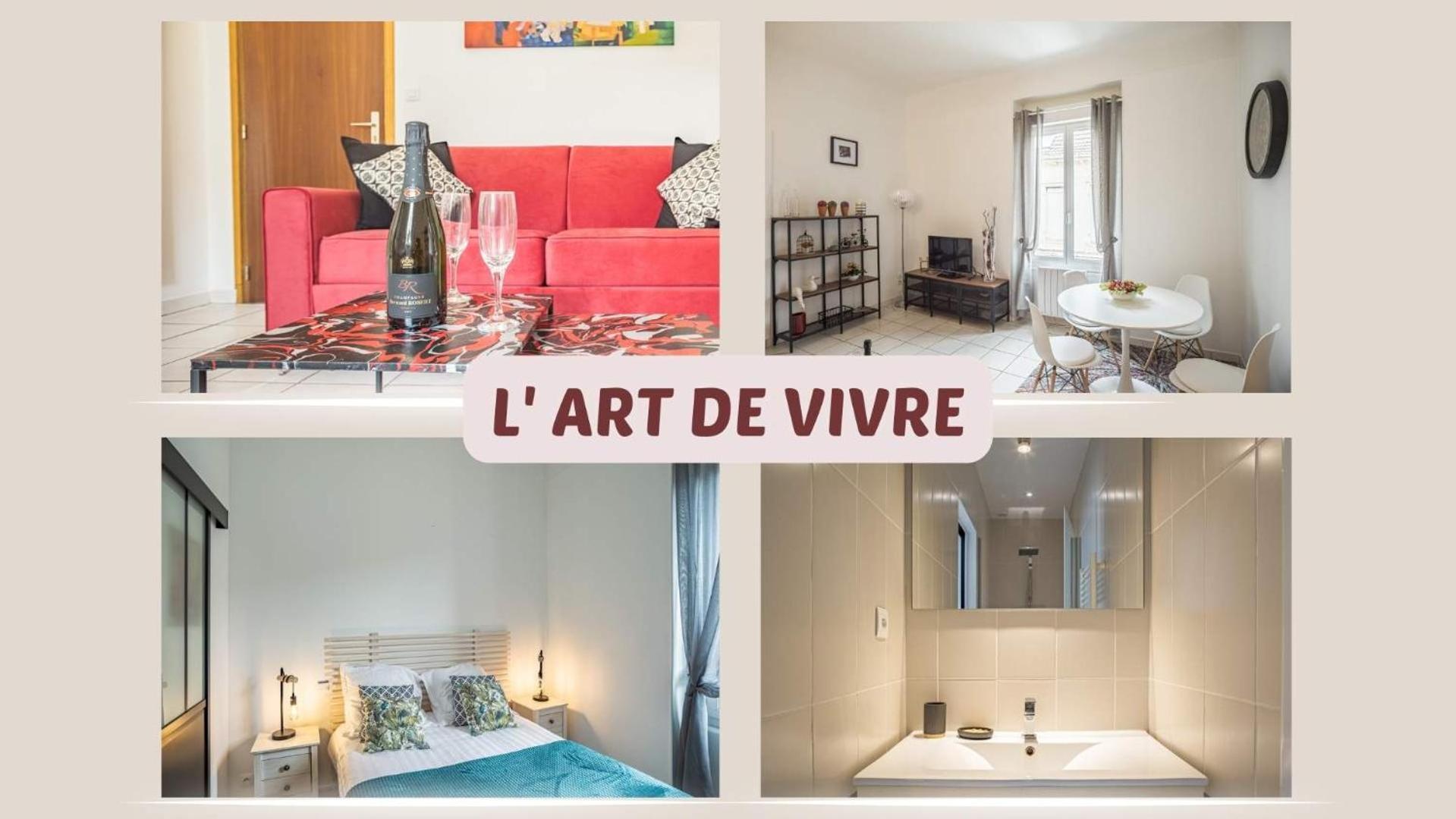 L' Art De Vivre - 3 Min Hypercentre - 4 Personnes Apartment Troyes Exterior foto